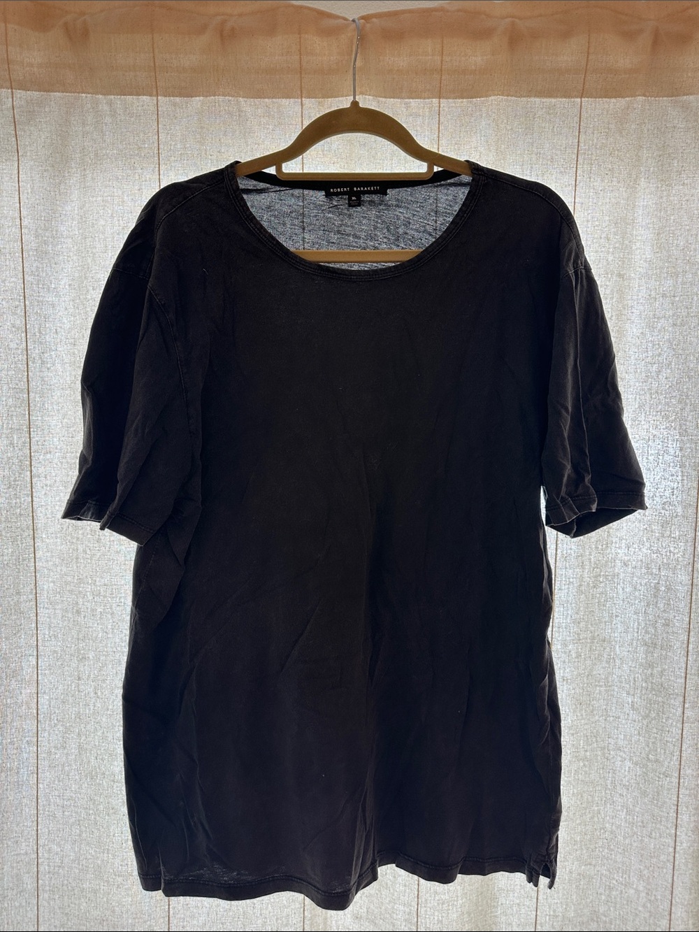 Robert Barakett Black Short Sleeve Crewneck Tee